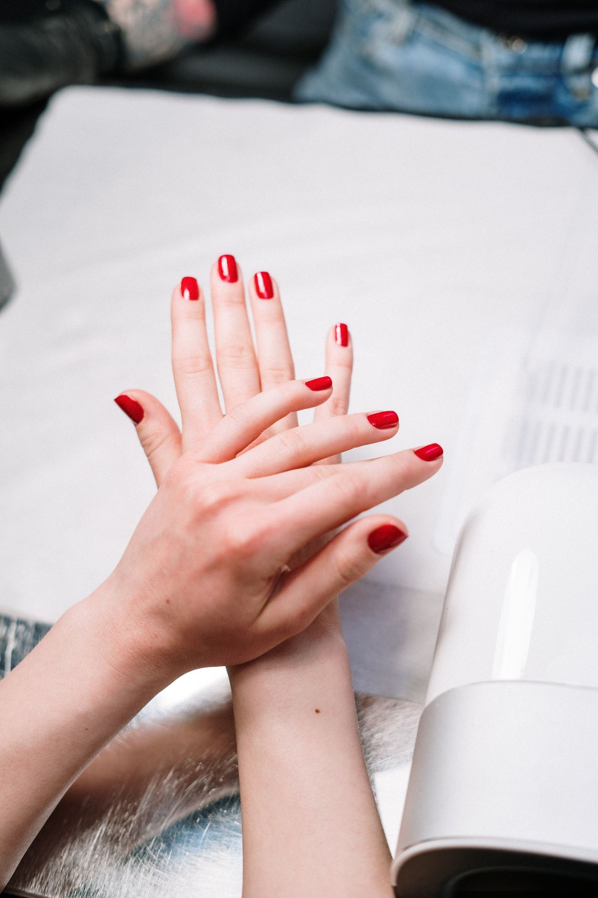 Classic red manicure — Cherry Nails By Arely, Sandy Springs